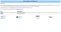 Desktop Screenshot of lists.mixmin.net